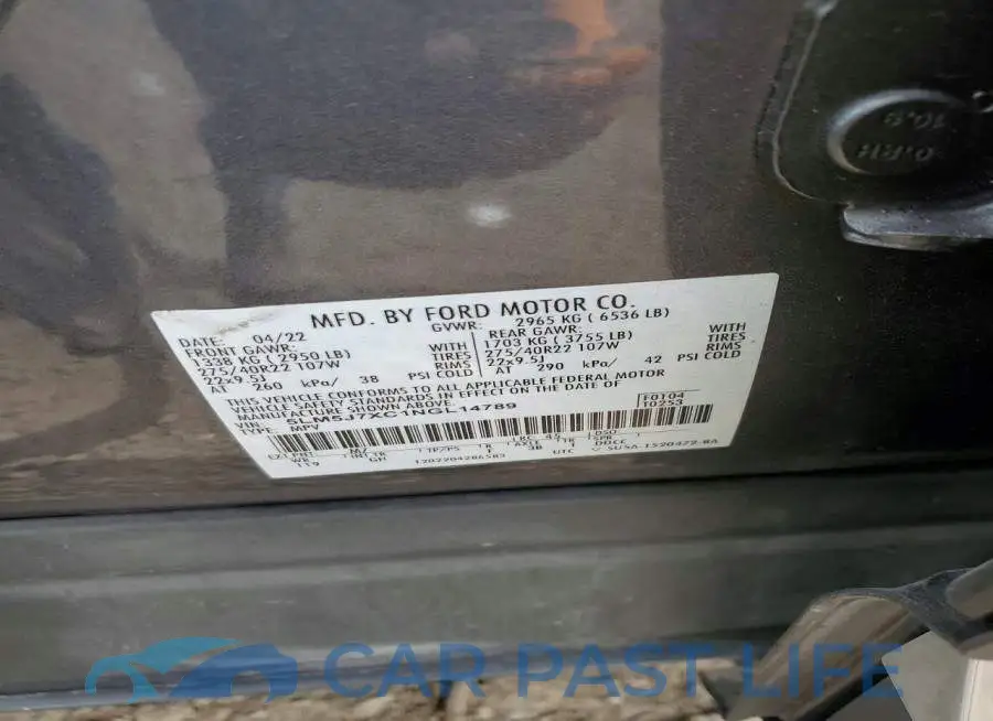 5LM5J7XC1NGL14789# 13