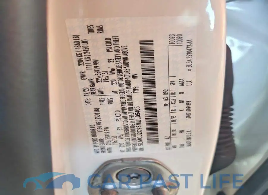 5LMCJ2C98MUL05463# 14