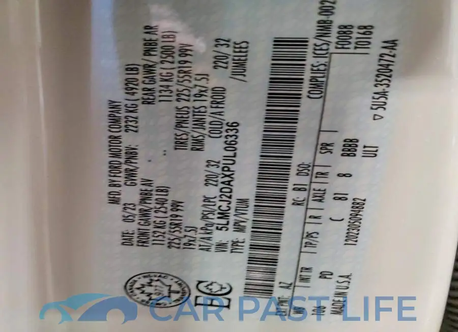 5LMCJ2DAXPUL06336# 13