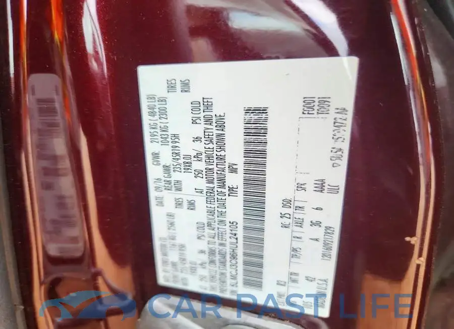 5LMCJ3C96HUL24105# 13
