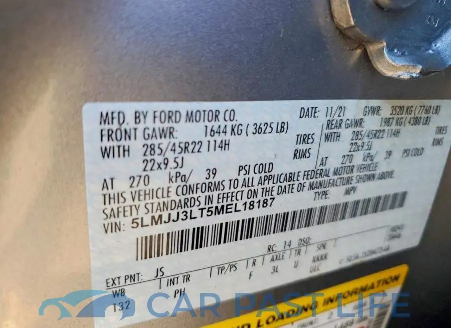 5LMJJ3LT5MEL18187# 14