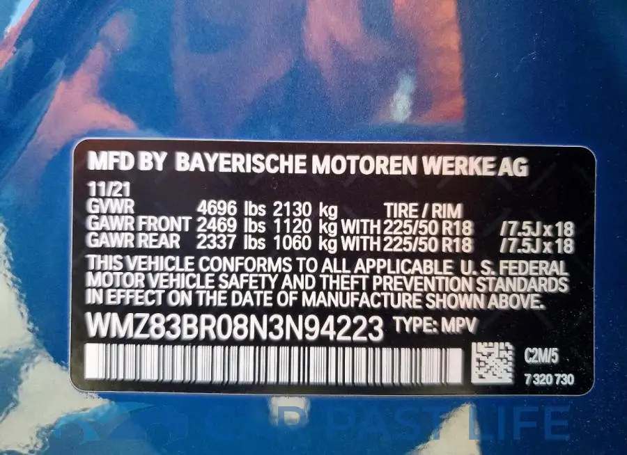 WMZ83BR08N3N94223# 13