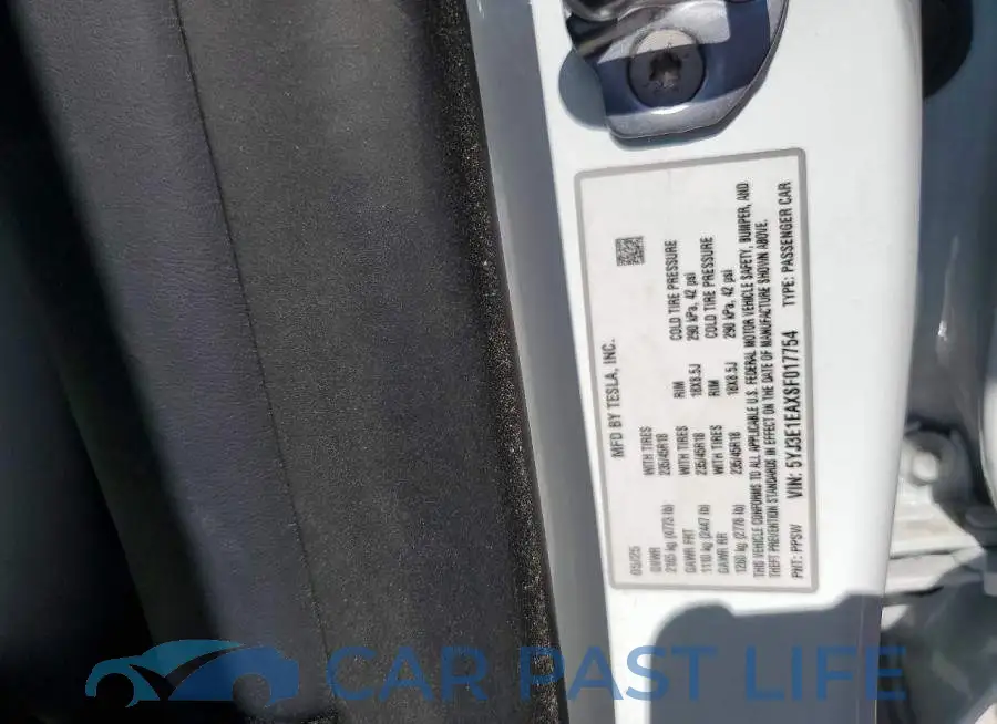 5YJ3E1EAXSF017754# 12