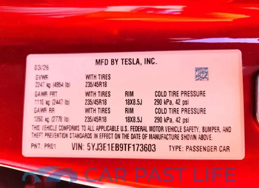5YJ3E1EB9TF173603# 13