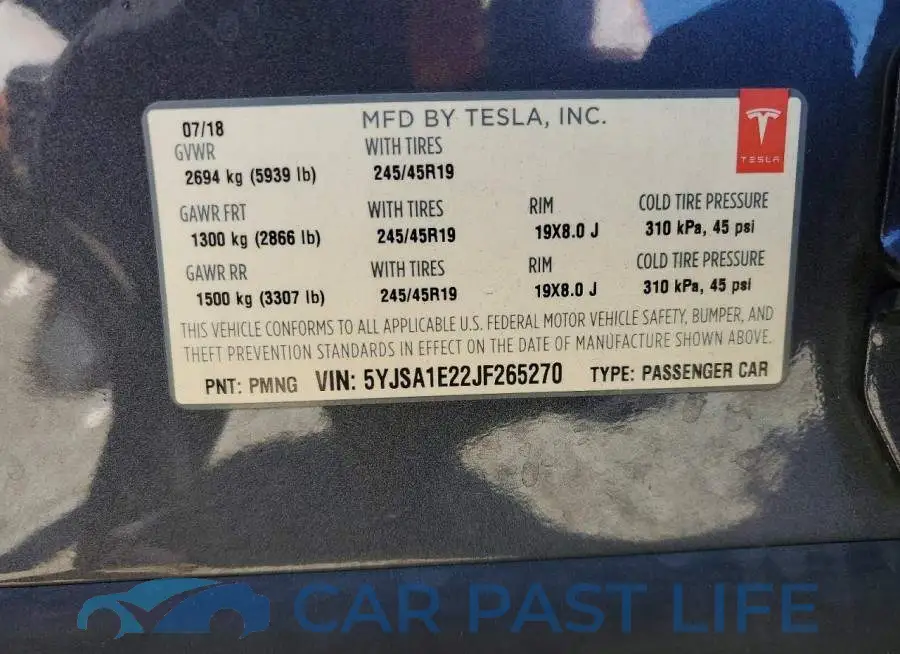 5YJSA1E22JF265270# 12