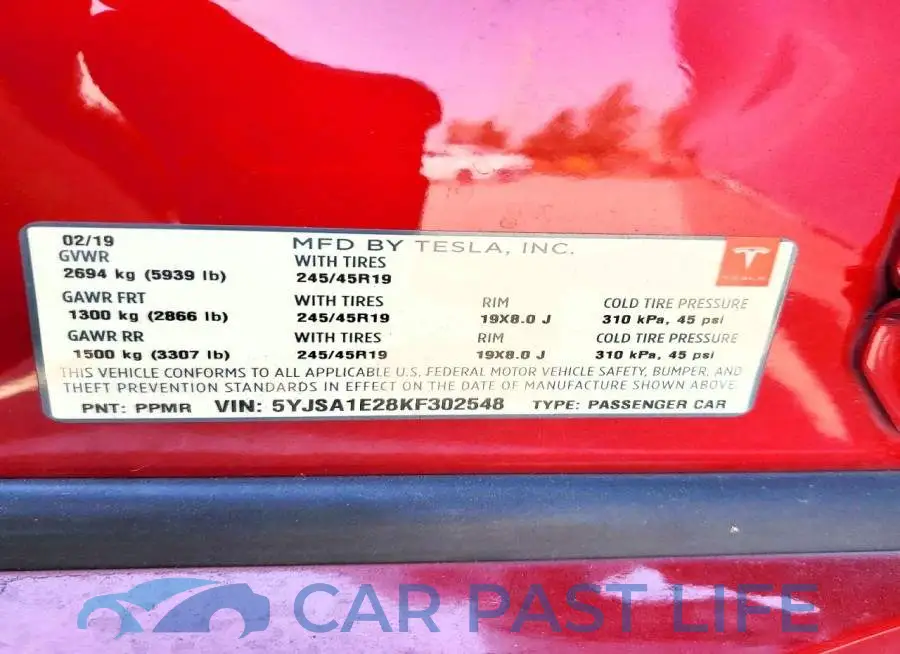 5YJSA1E28KF302548# 12