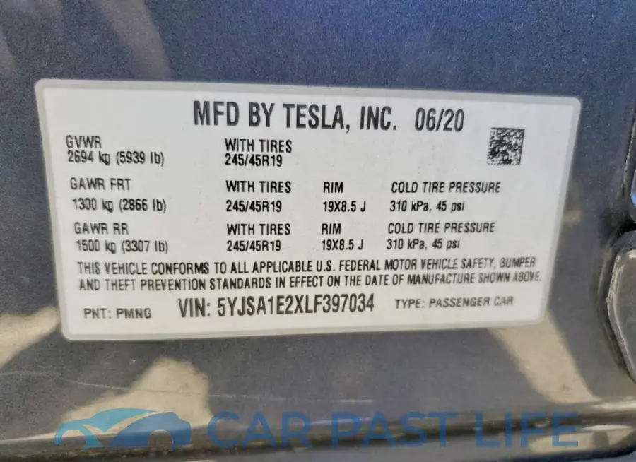 5YJSA1E2XLF397034# 13