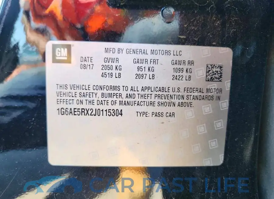 1G6AE5RX2J0115304# 12