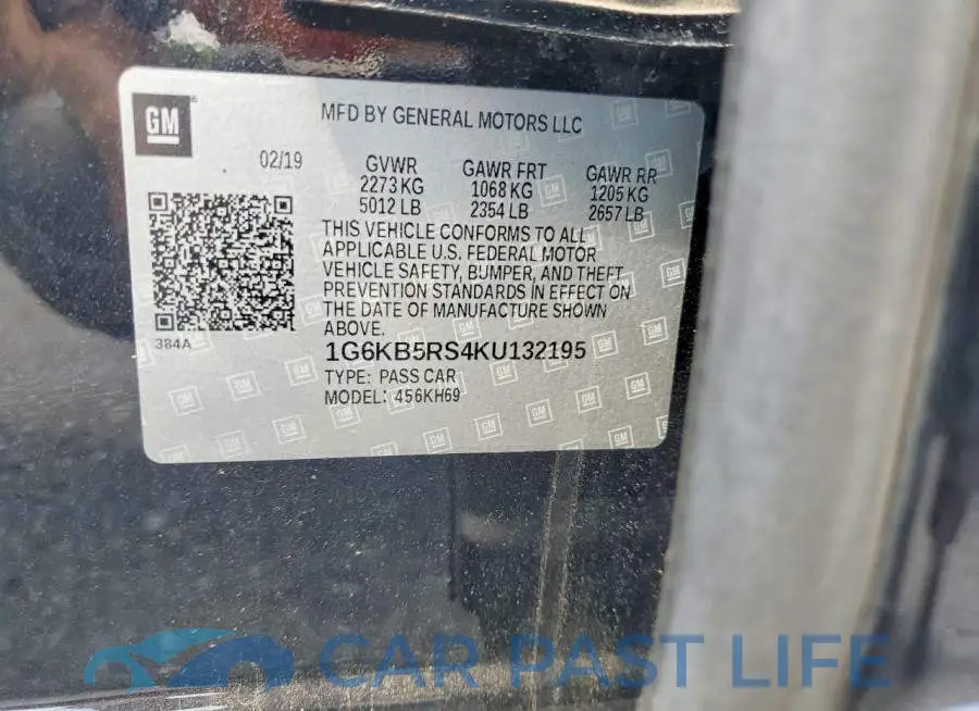 1G6KB5RS4KU132195# 12