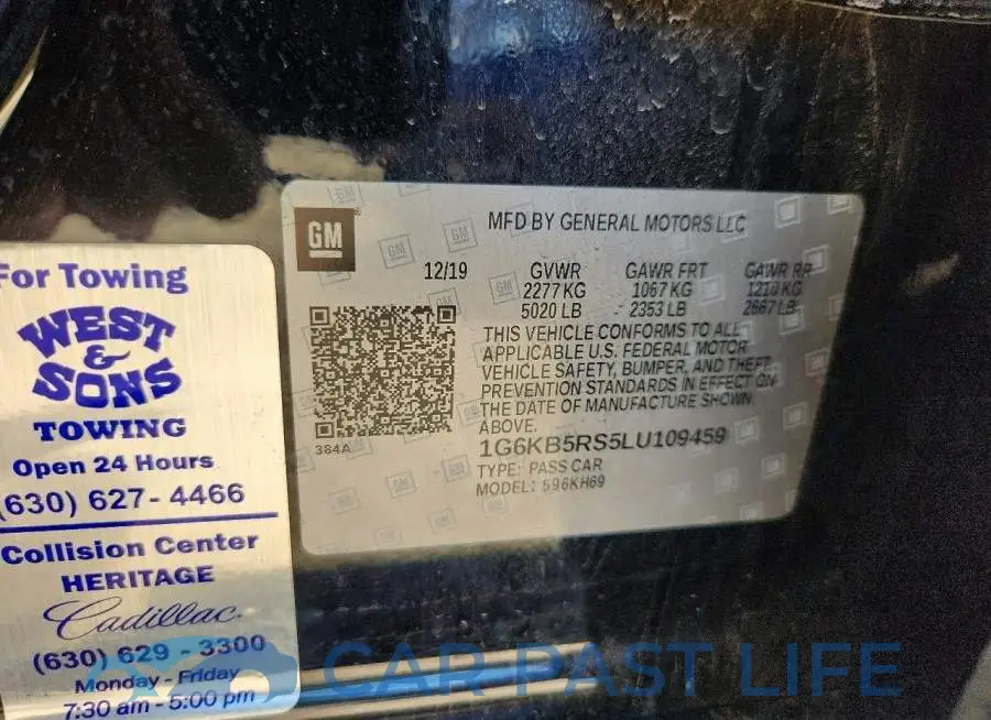 1G6KB5RS5LU109459# 13