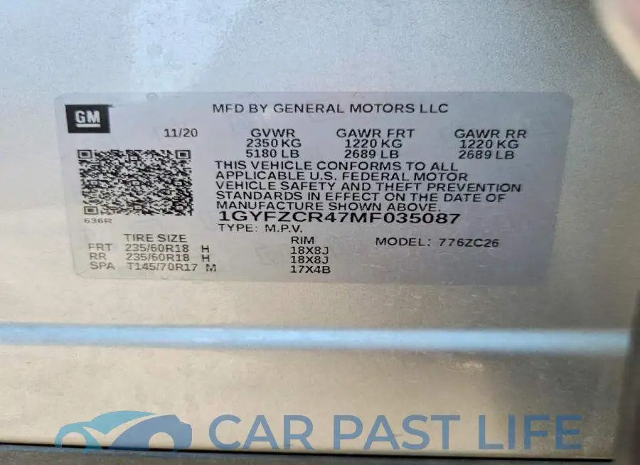 1GYFZCR47MF035087# 12