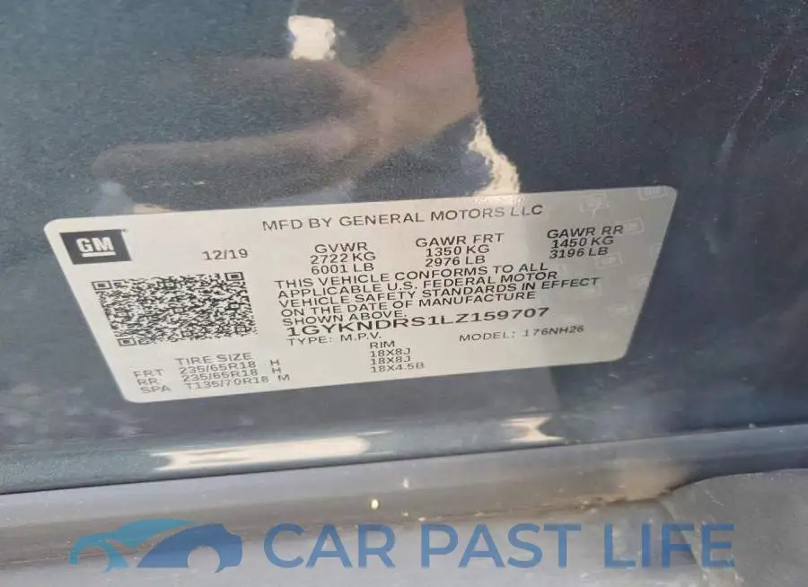 1GYKNDRS1LZ159707# 13