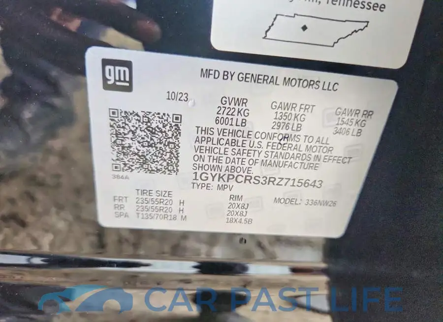 1GYKPCRS3RZ715643# 13