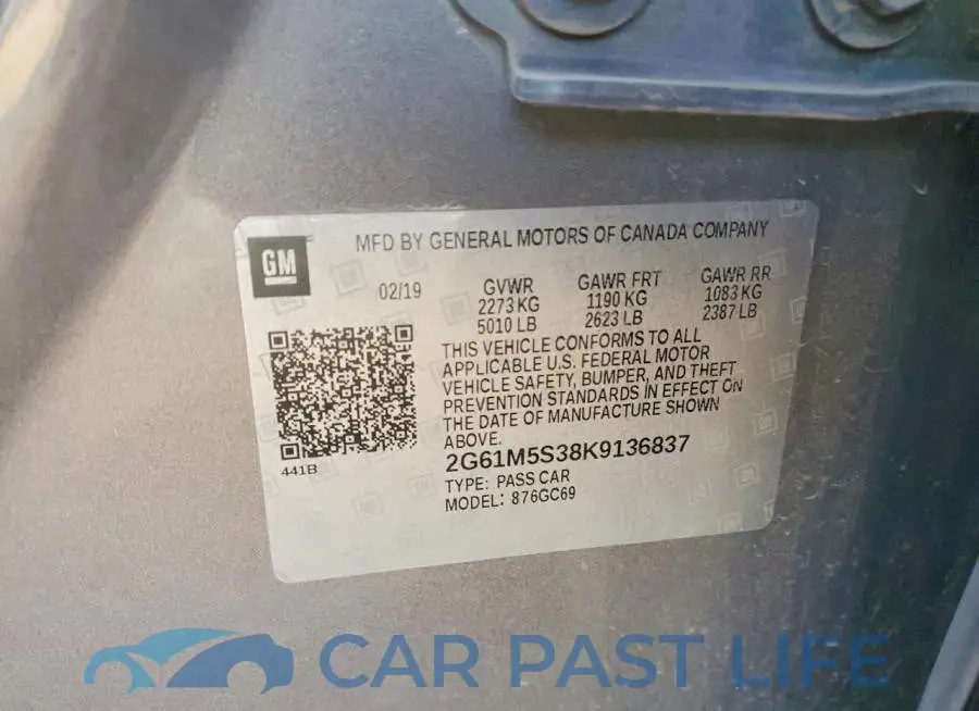 2G61M5S38K9136837# 12