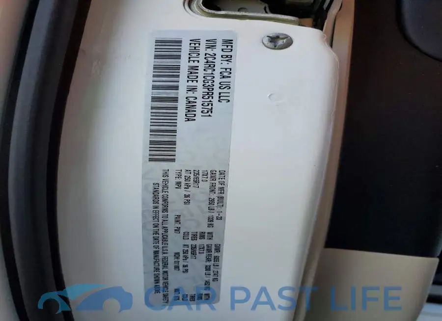 2C4RC1CG3PR515751# 13