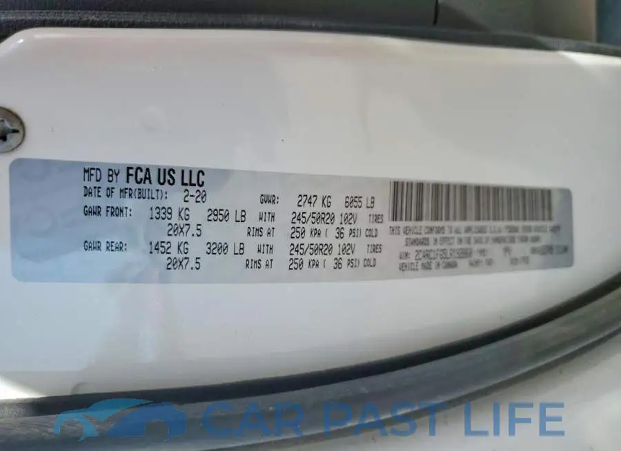 2C4RC1FG5LR192860# 13
