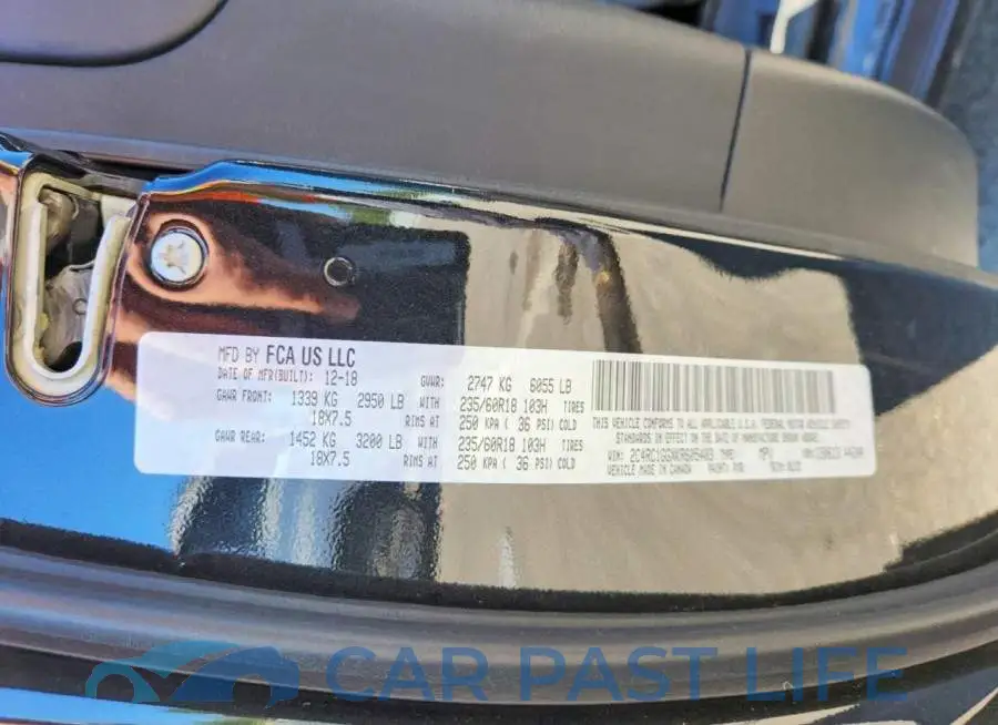 2C4RC1GGXKR605403# 13