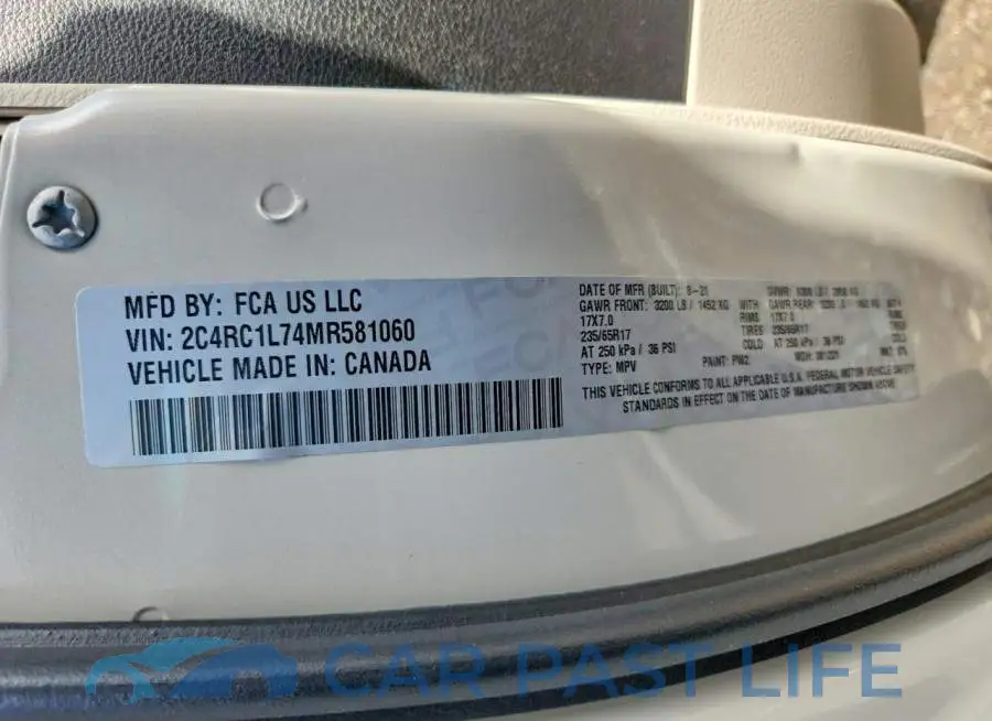2C4RC1L74MR581060# 13