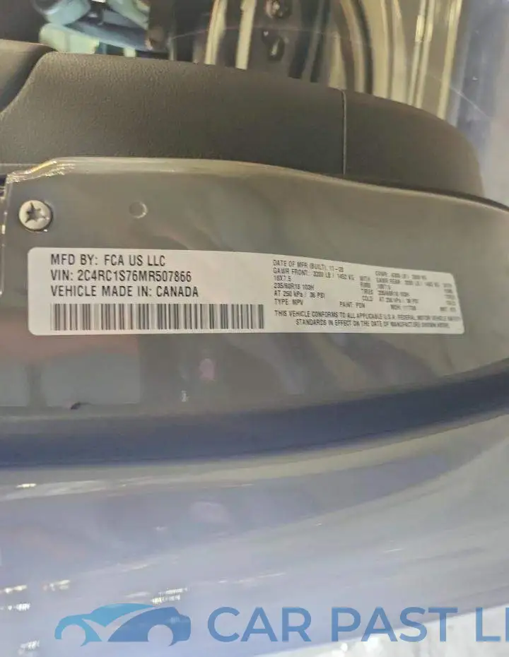 2C4RC1S76MR507866# 12