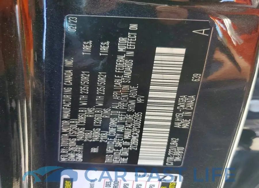 2T2BBMCA2PC005095# 13