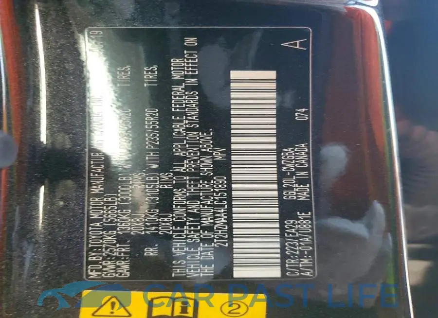 2T2HZMAA4LC151890# 14
