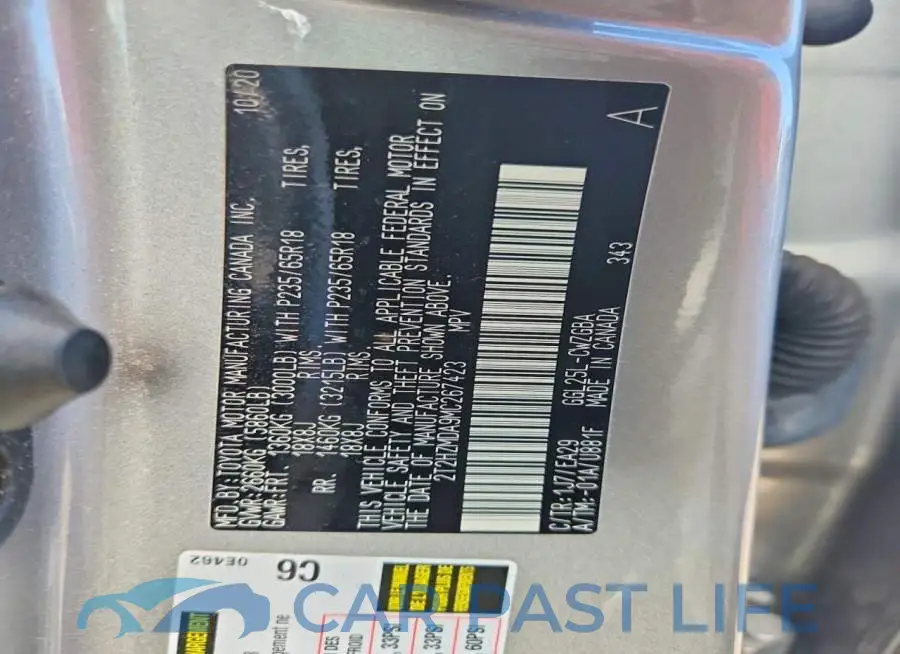 2T2HZMDA9MC267423# 12