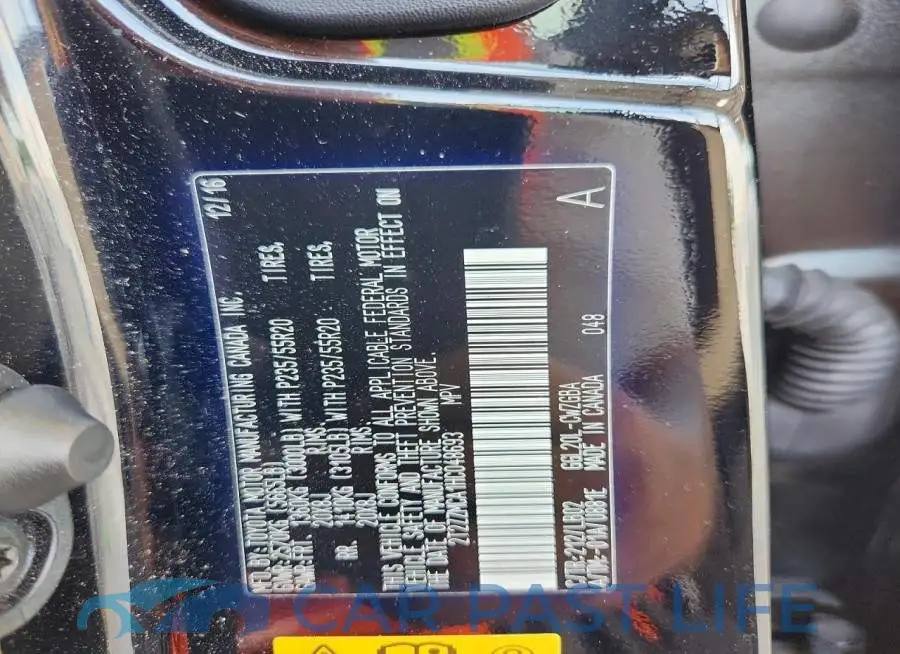 2T2ZZMCA1HC048693# 12