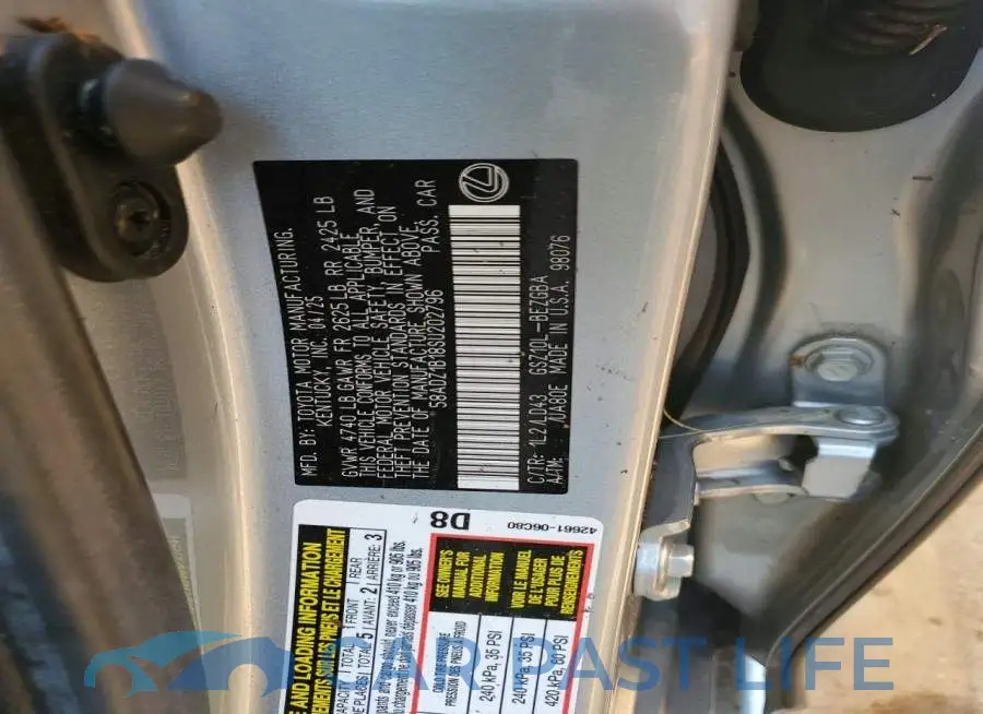58ADZ1B18SU202796# 12