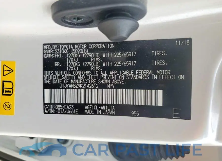 JTJYARBZ9K2142612# 13