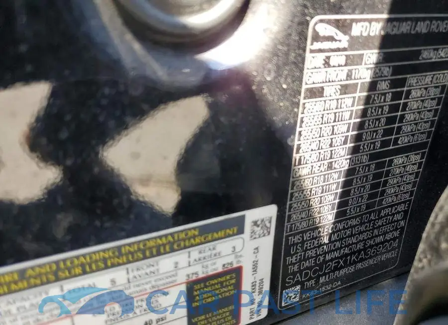 SADCJ2FX1KA369204# 13