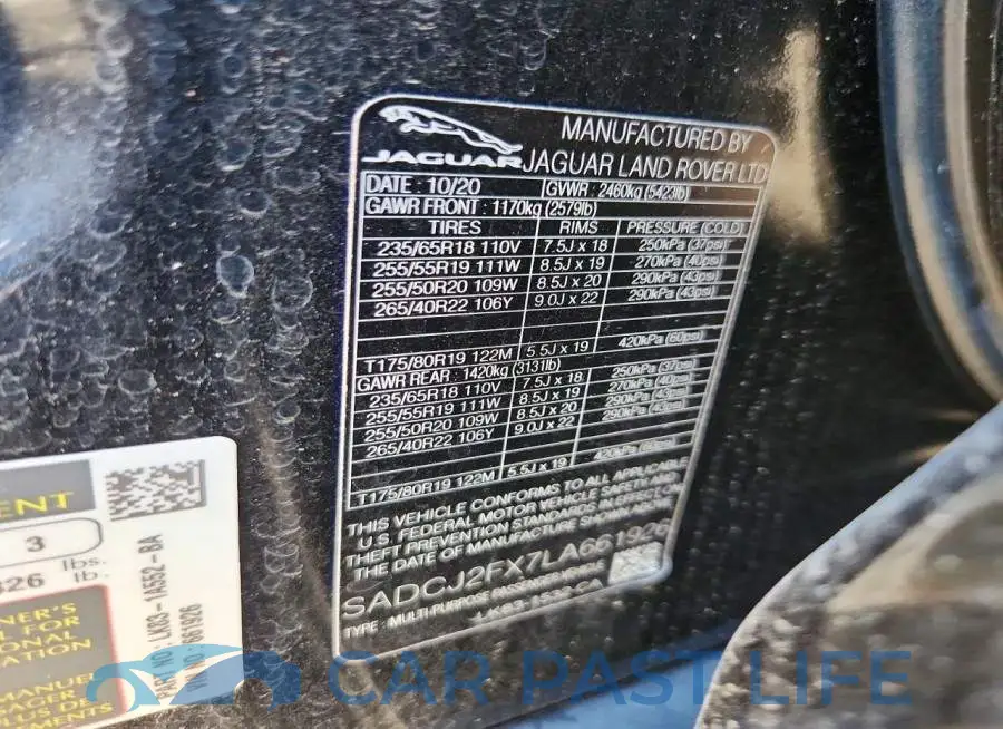 SADCJ2FX7LA661926# 14