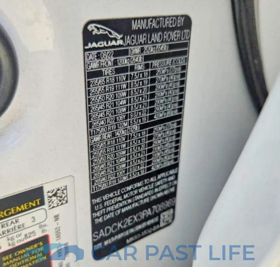 SADCK2EX3PA708969# 12