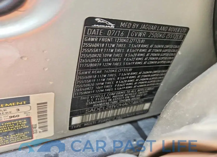 SADCL2BV2HA074832# 13