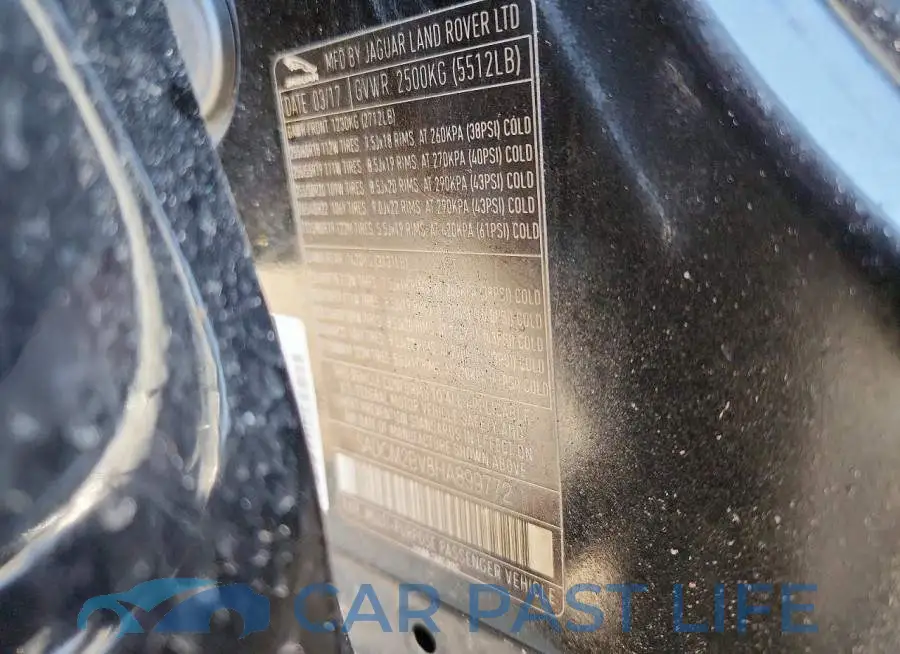 SADCM2BV8HA899772# 13