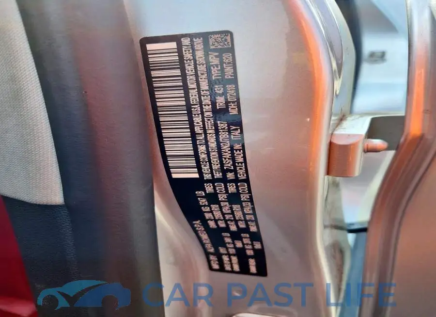 ZASFAKAN2J7B81387# 13