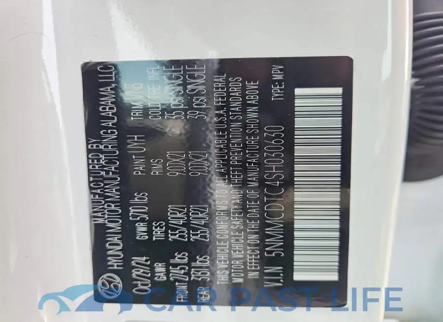 5NMMCDTC4SH030630# 13