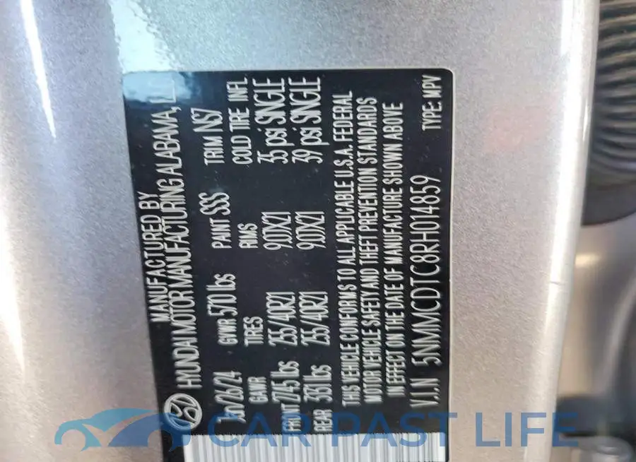 5NMMCDTC8RH014859# 13