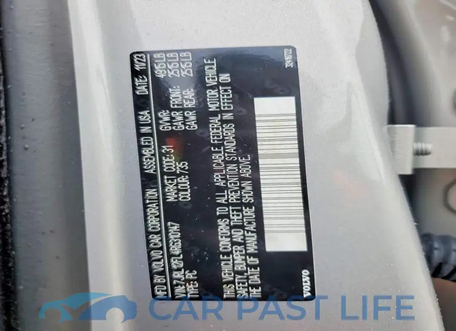 7JRL12FL4RG310147# 12