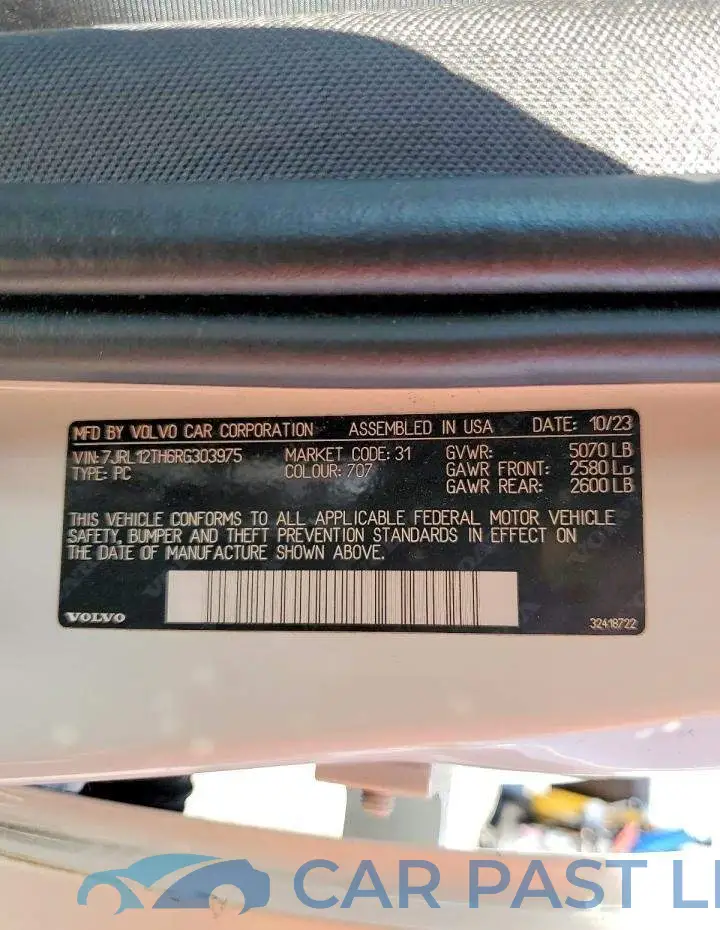7JRL12TH6RG303975# 12