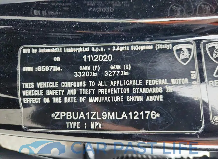 ZPBUA1ZL9MLA12176# 13