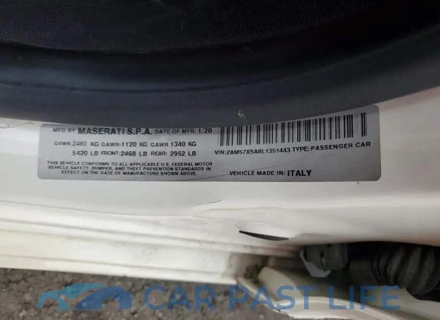 ZAM57XSA8L1351443# 12