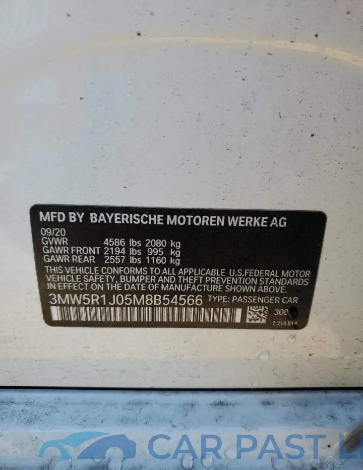 3MW5R1J05M8B54566# 12