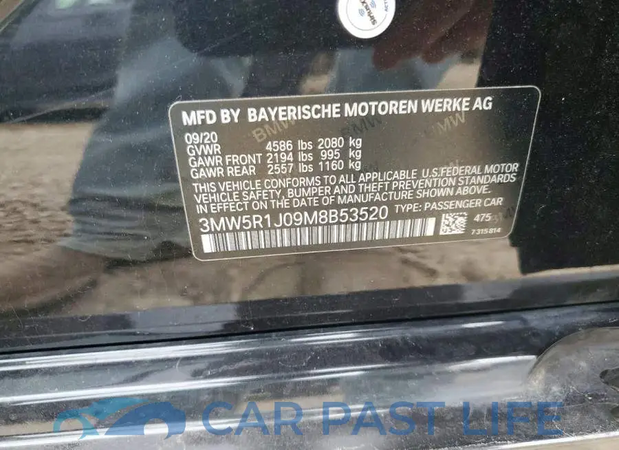 3MW5R1J09M8B53520# 12