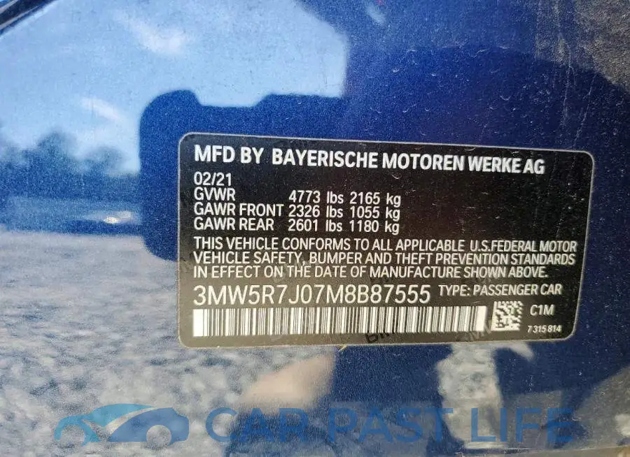 3MW5R7J07M8B87555# 13