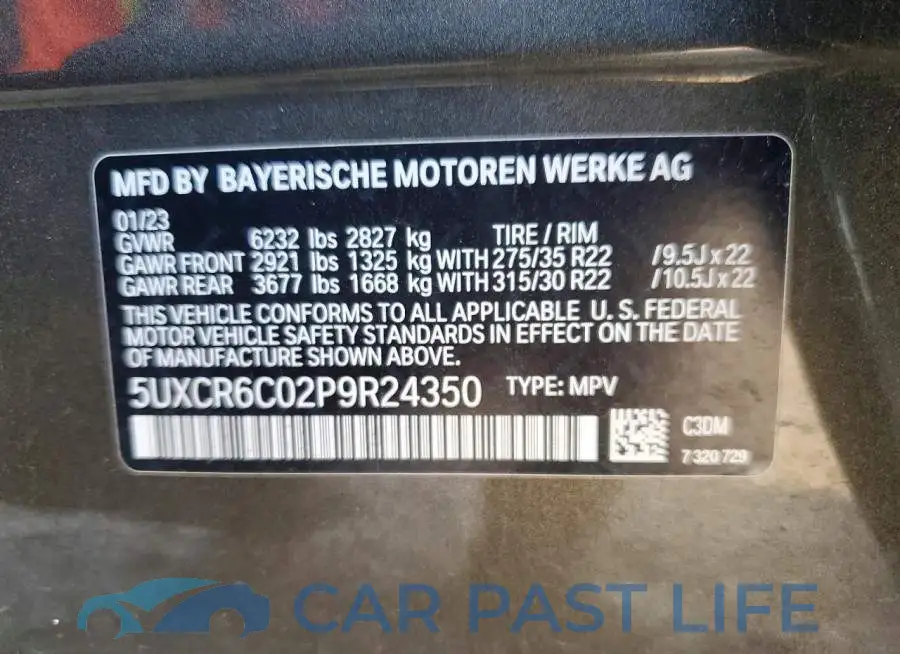 5UXCR6C02P9R24350# 14