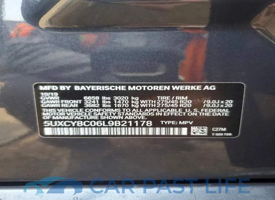 5UXCY8C06L9B21178# 12