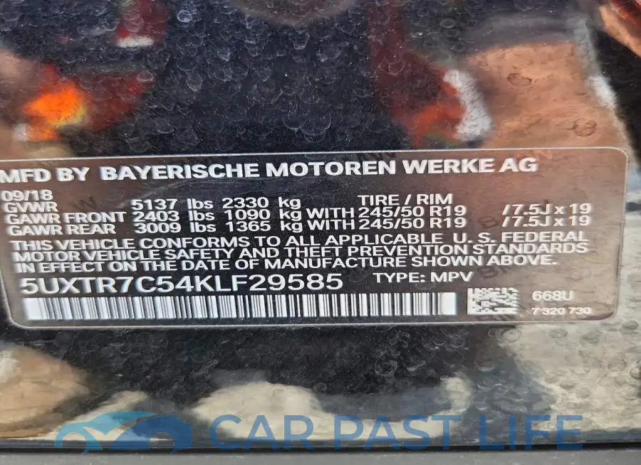 5UXTR7C54KLF29585# 14