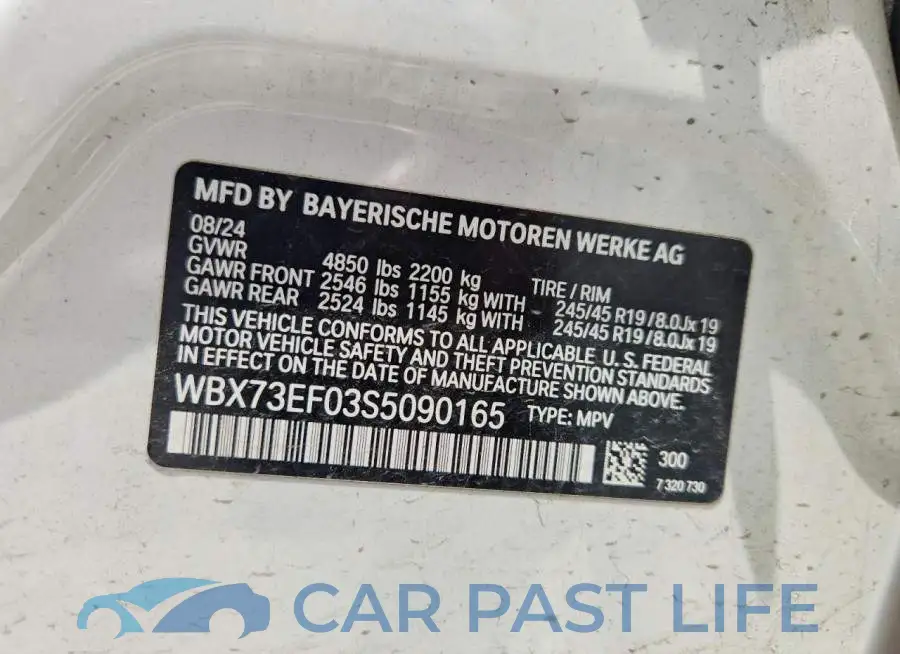 WBX73EF03S5090165# 14