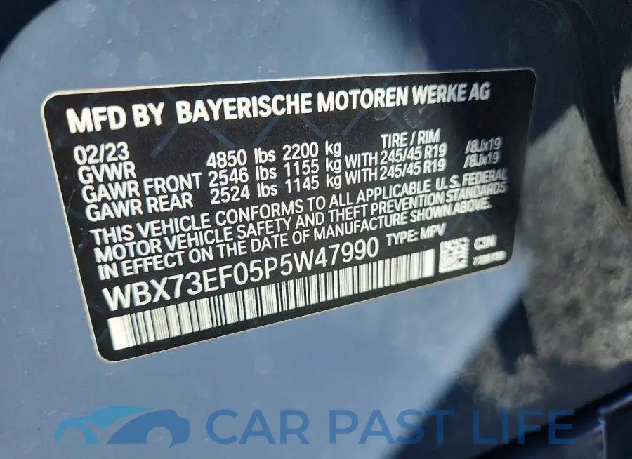 WBX73EF05P5W47990# 14