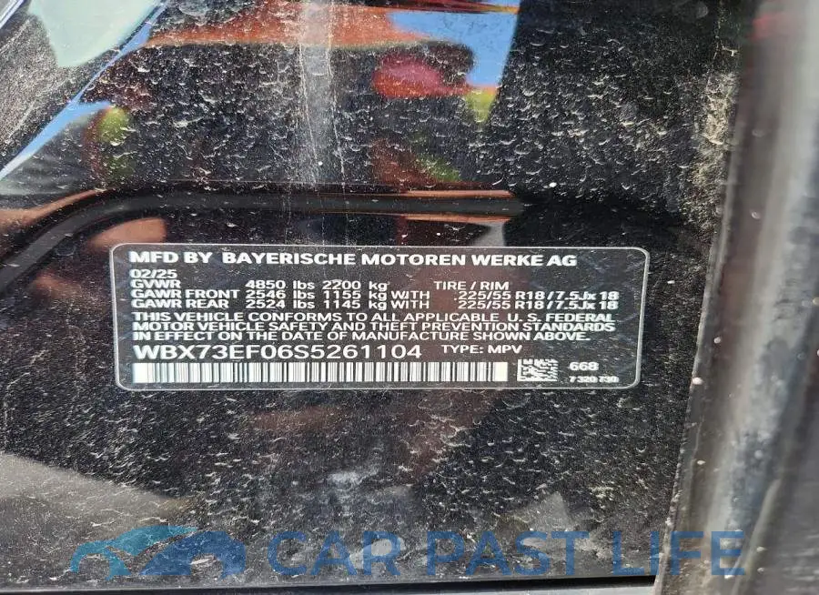 WBX73EF06S5261104# 13